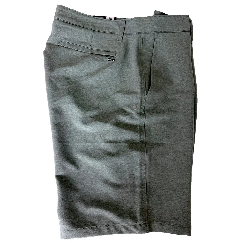 Hurley Men's Gladiator Grey Hybrid Walkshorts 4-Way Stretch Water Repellent SZ36